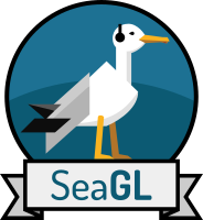 seagl logo with headphones