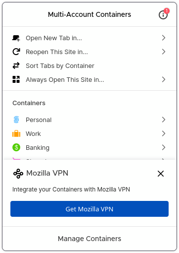 FF multi account containers.gs6